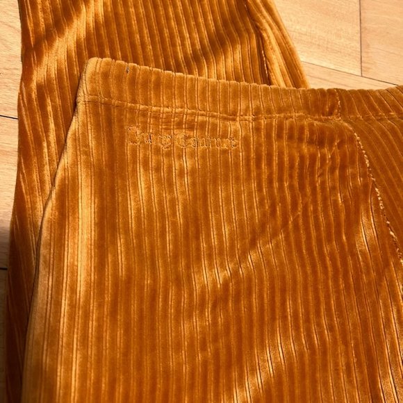 Juicy Couture velour ribbed ankle zip leggings - Picture 7 of 12